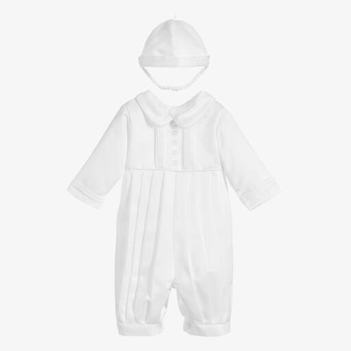 Beau KiD-Baby Boys Satin Babysuit Set | Childrensalon