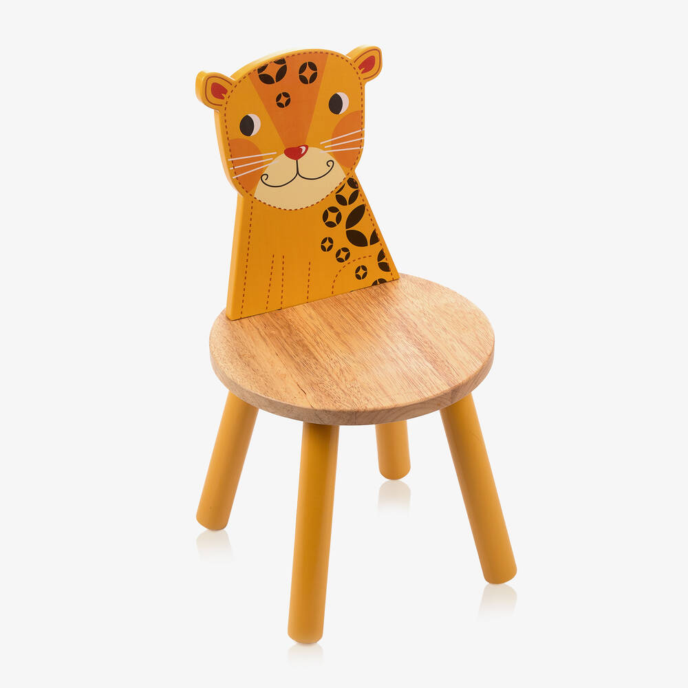 Bigjigs - Wooden Leopard Chair (52cm) | Childrensalon