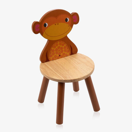 Bigjigs-Wooden Monkey Chair (52cm) | Childrensalon