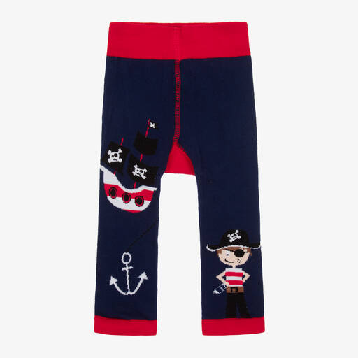 Blade & Rose-Boys Blue Cotton Tim The Pirate Leggings | Childrensalon