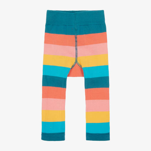 Blade & Rose-Girls Bonnie Highland Cow Striped Leggings | Childrensalon