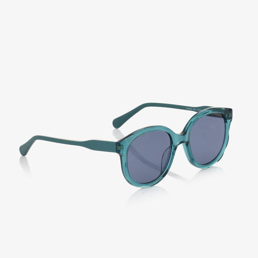 Chloé-Girls Teal Blue Sunglasses | Childrensalon