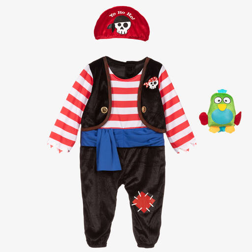 Dress Up by Design-Boys Red & Black Pirate Costume | Childrensalon