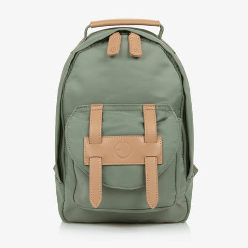 Elodie-Green Canvas Backpack (29cm) | Childrensalon