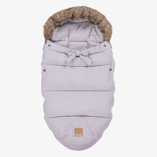 Elodie-Purple Padded Footmuff (90cm) | Childrensalon