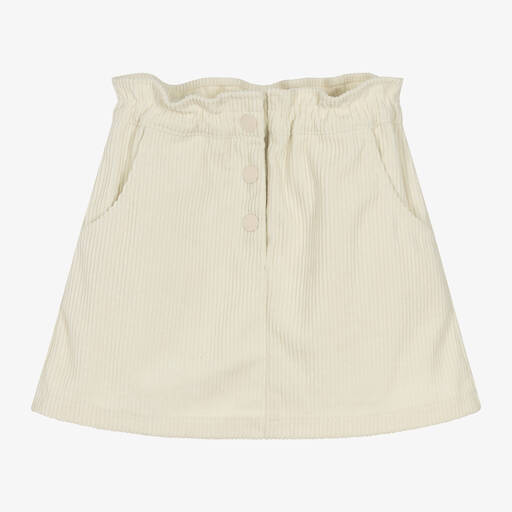 Everything Must Change-Girls Ivory Corduroy Skirt | Childrensalon