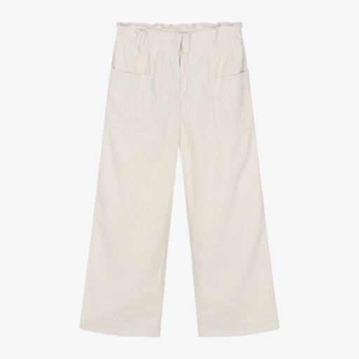 Everything Must Change-Girls Ivory Corduroy Trousers | Childrensalon