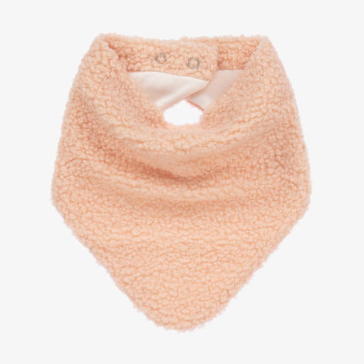 Jamiks-Baby Girls Pink Bouclé Scarf | Childrensalon