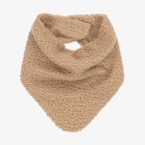 Jamiks-Beige Bouclé Baby Scarf | Childrensalon