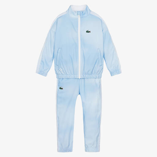 Lacoste-Boys Light Blue Tracksuit | Childrensalon