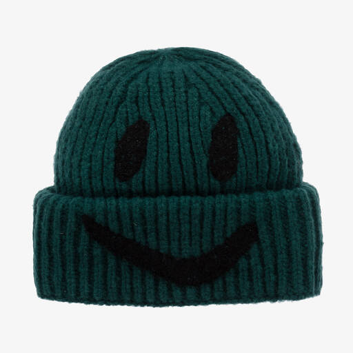 Molo-Green Knitted Hat | Childrensalon