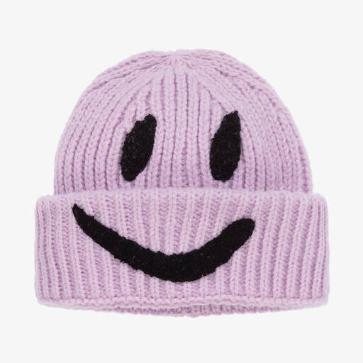 Molo-Purple Knitted Hat | Childrensalon