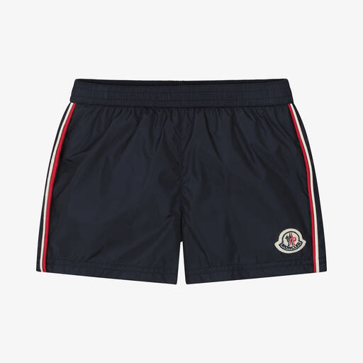 Moncler Enfant-Baby Boys Navy Blue Swim Shorts | Childrensalon