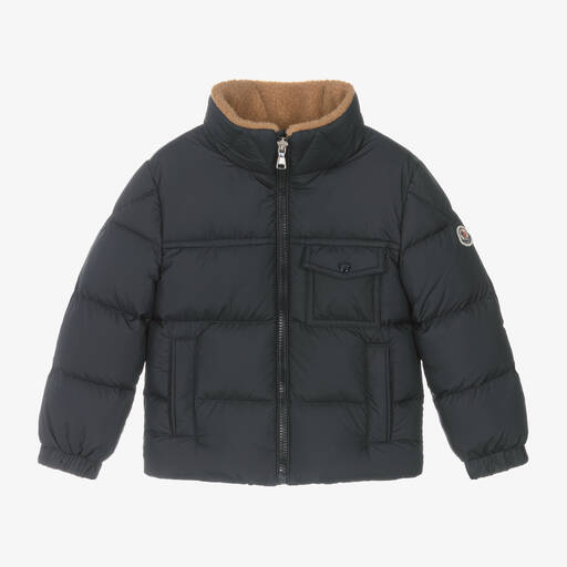 Moncler Enfant-Boys Blue Cayden Jacket | Childrensalon