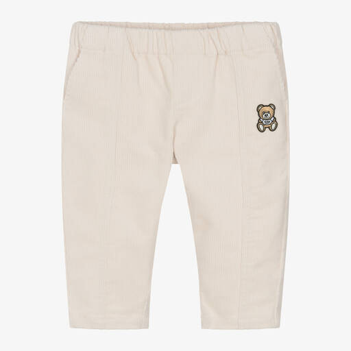 Moschino Baby-Beige Corduroy Trousers | Childrensalon