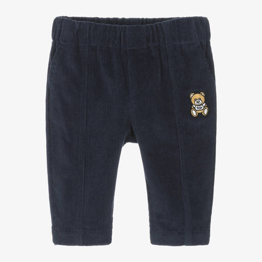 Moschino Baby-Blue Corduroy Trousers | Childrensalon