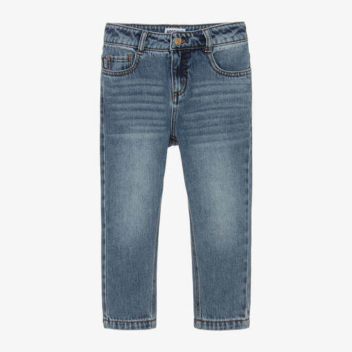 Moschino Kid-Teen-Girls Blue Denim Jeans | Childrensalon