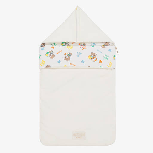 Moschino Baby-Ivory Cotton Nest (80cm) | Childrensalon