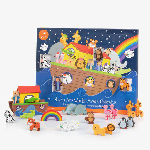 Orange Tree Toys-Noah's Ark Wooden Advent Calendar | Childrensalon