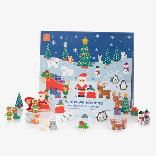 Orange Tree Toys-Winter Wonderland Wooden Advent Calendar | Childrensalon