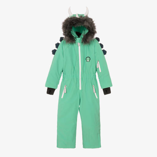 Roarsome-Green Spike The Dinosaur Snowsuit | Childrensalon