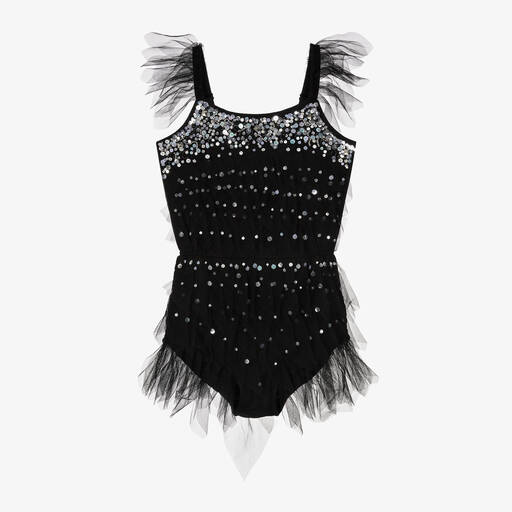 Tutu du Monde-Girls Black Sequinned Tulle Costume | Childrensalon